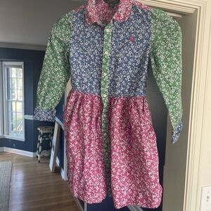 Ralph Lauren Multicolor Floral girls 6x Dress EUC!!